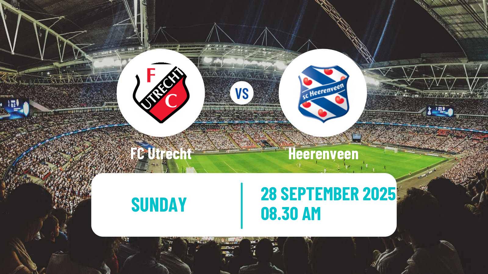Football Dutch Eredivisie Utrecht - Heerenveen