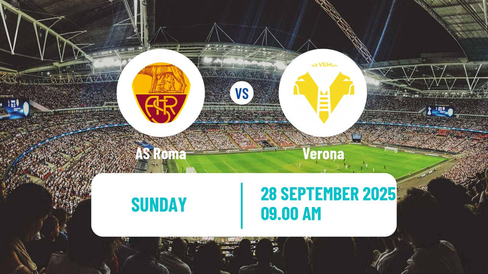 Football Italian Serie A Roma - Verona