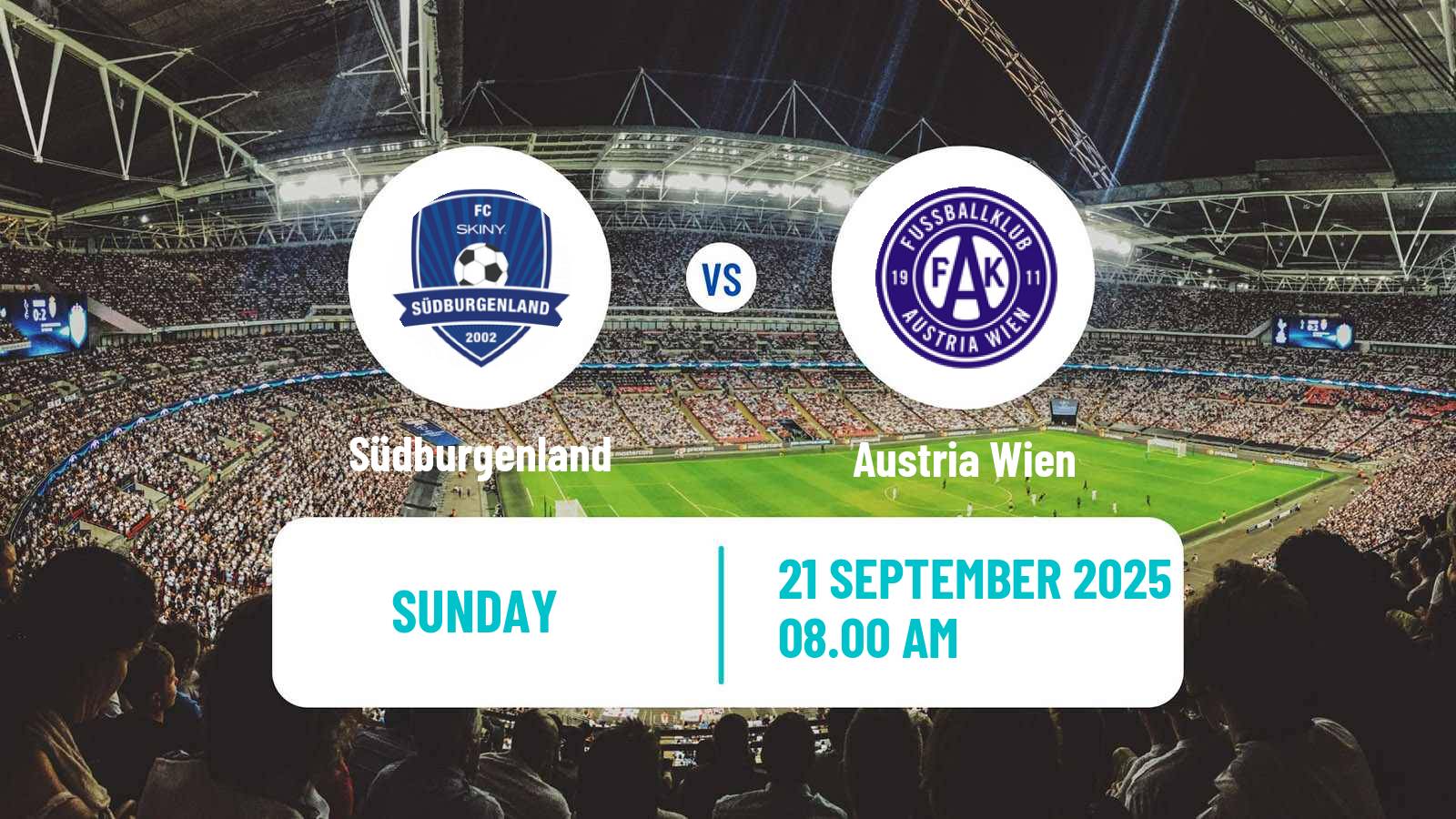 Football Austrian Bundesliga Women Südburgenland - Austria Wien
