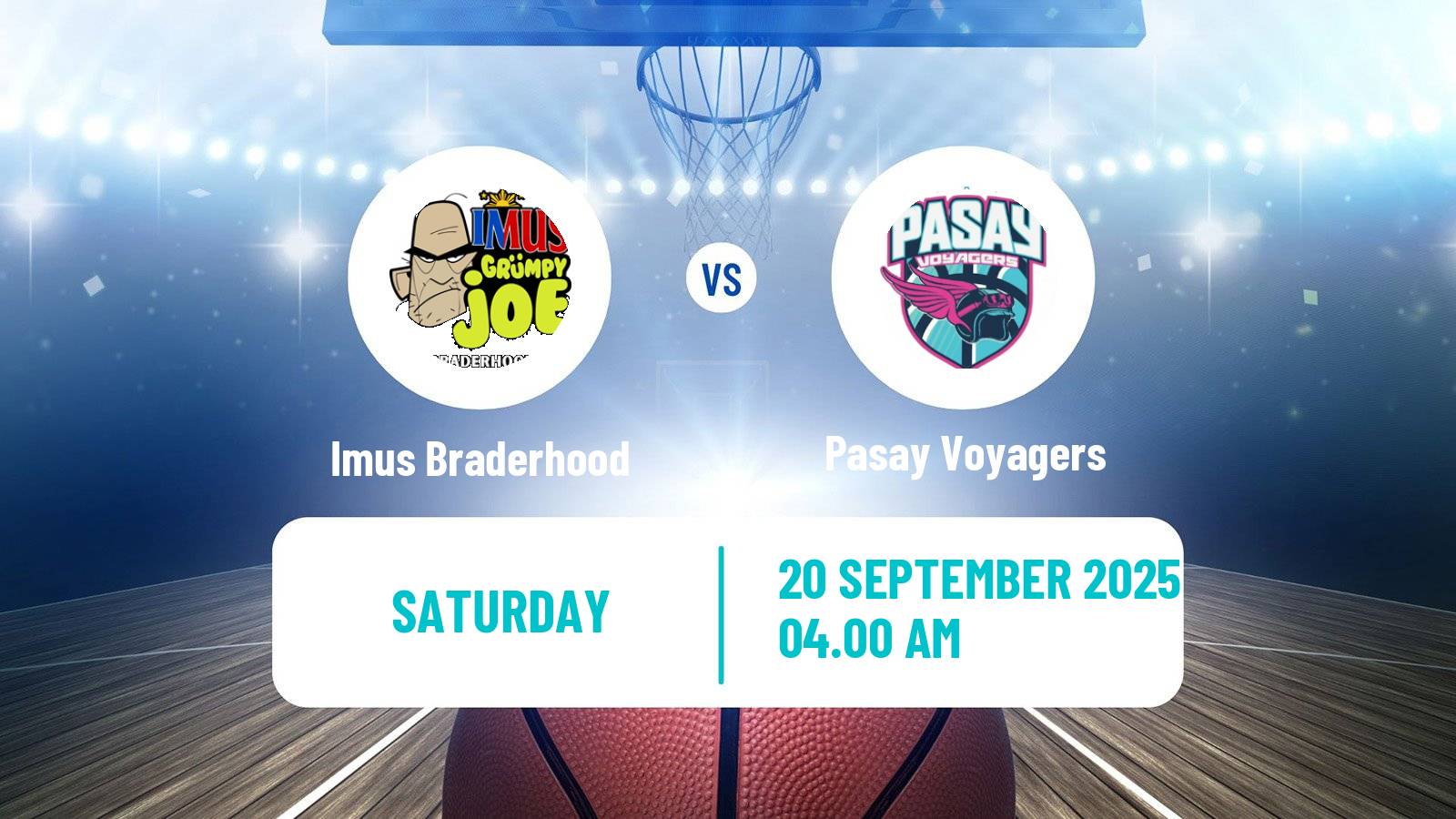 Basketball Philippines MBPL  Imus Braderhood - Pasay Voyagers