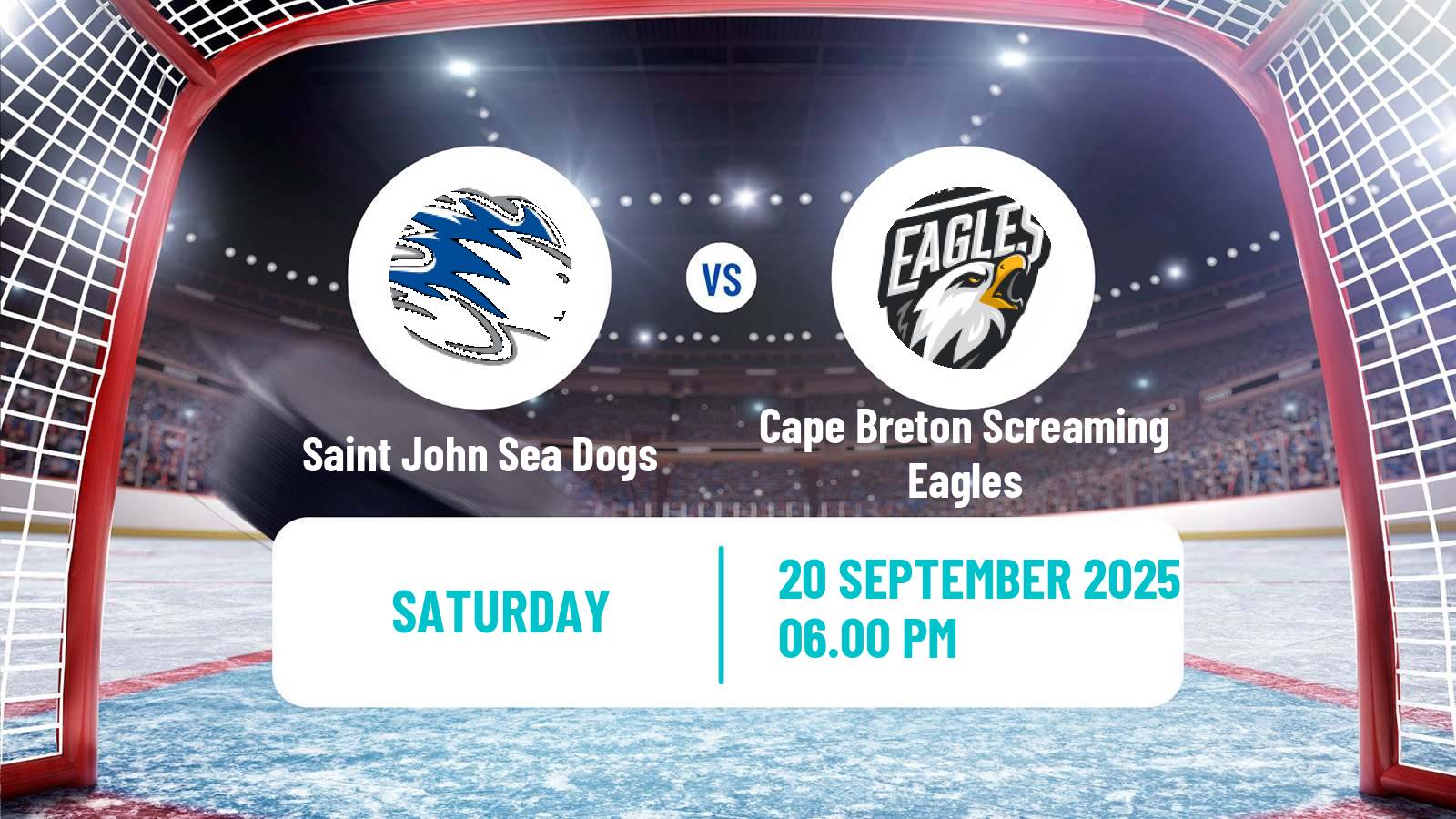 Hockey QMJHL Saint John Sea Dogs - Cape Breton Screaming Eagles