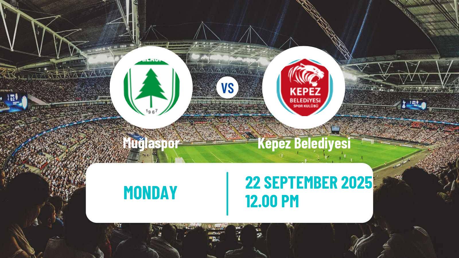 Football Turkish Second League White Group Muğlaspor - Kepez Belediyesi