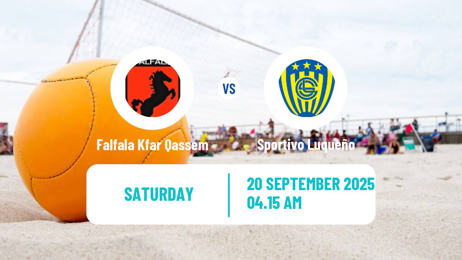 Beach soccer World Winners Cup Falfala Kfar Qassem - Sportivo Luqueño