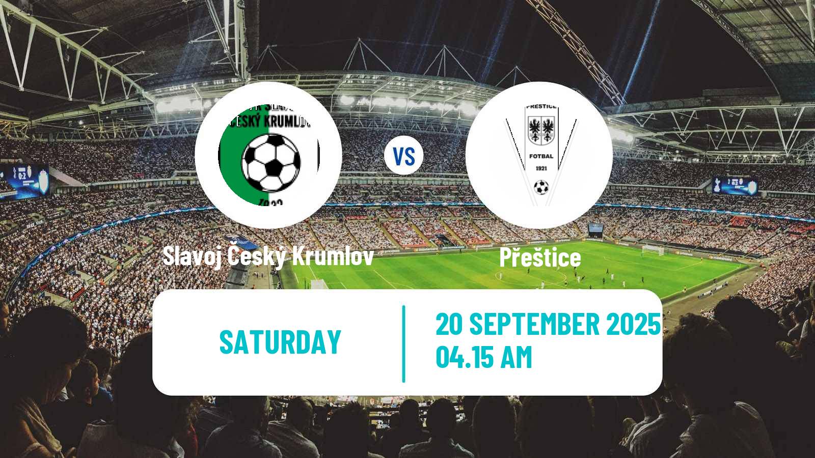 Football Czech Division A Slavoj Český Krumlov - Přeštice