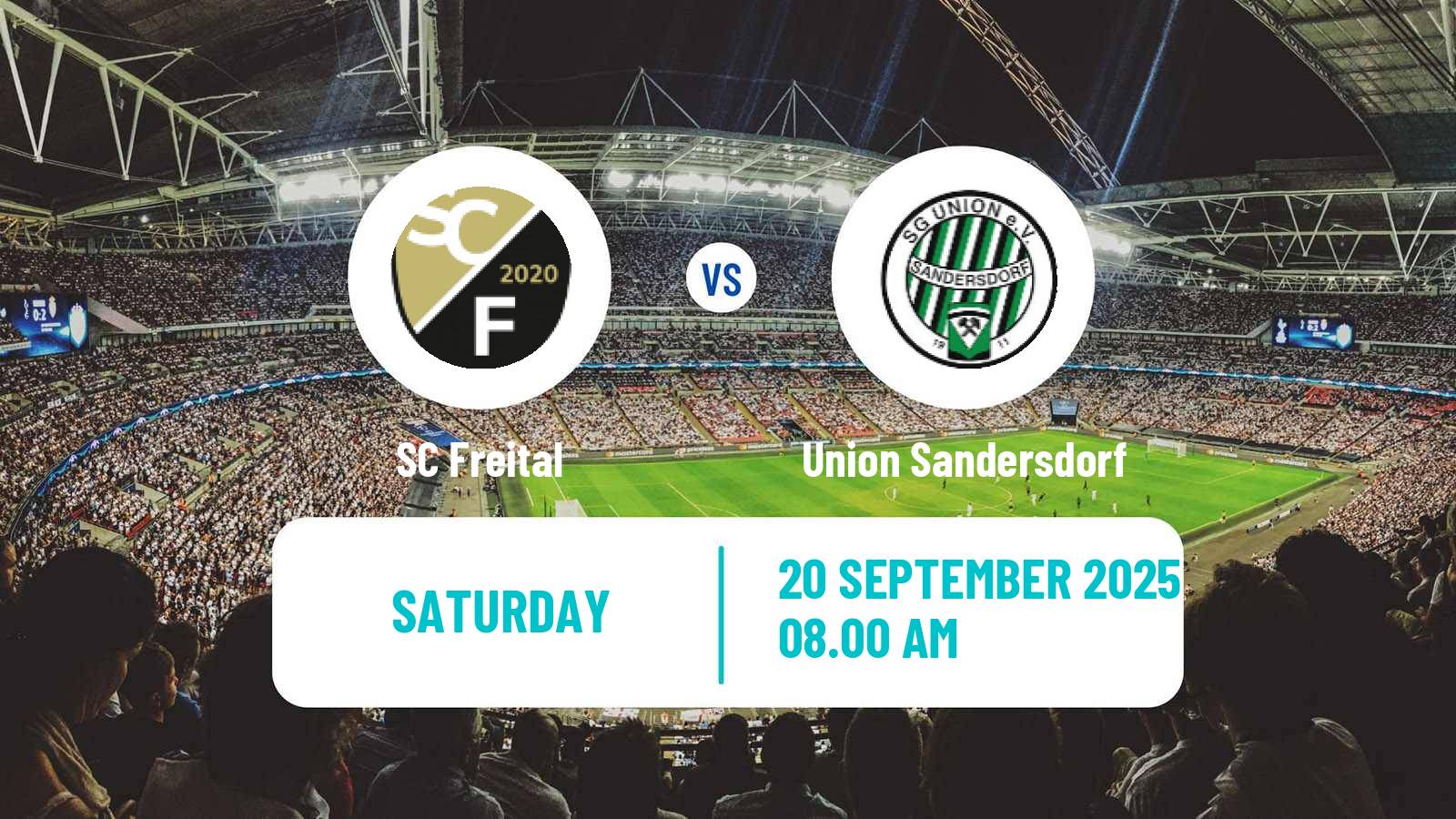 Football German Oberliga NOFV- Süd Freital - Union Sandersdorf