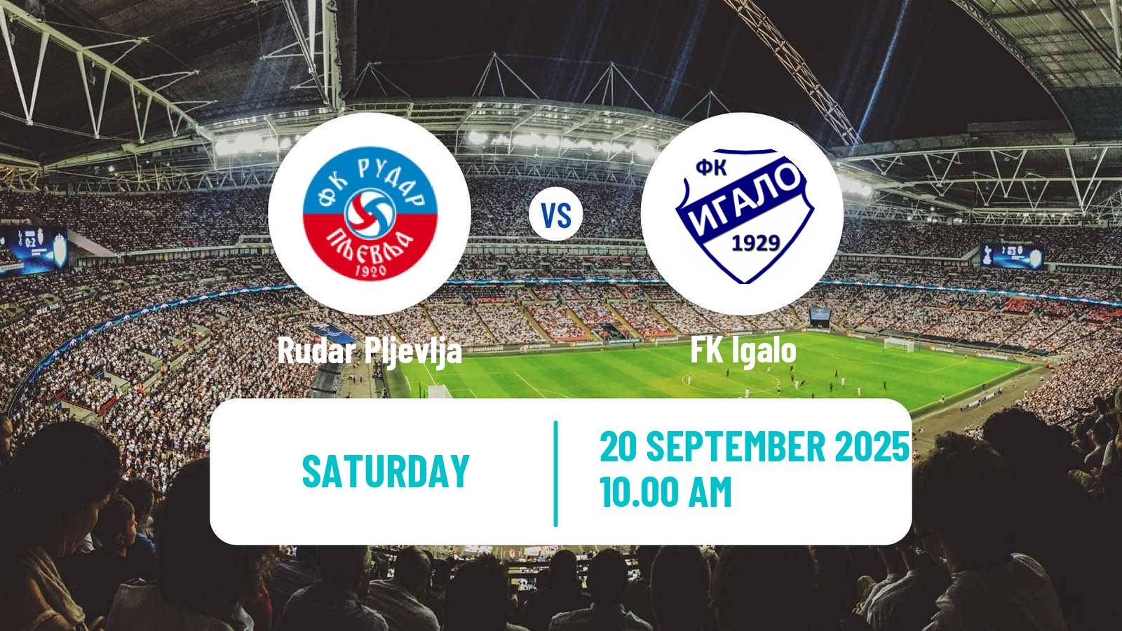 Football Montenegrin Druga Liga Rudar Pljevlja - Igalo