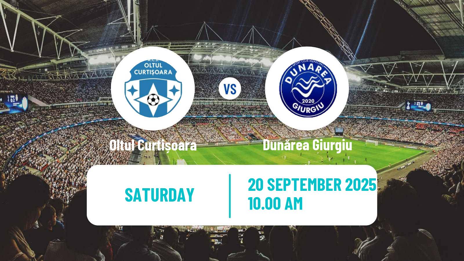 Football Romanian Liga 3 - Seria 5 Oltul Curtișoara - Dunărea Giurgiu