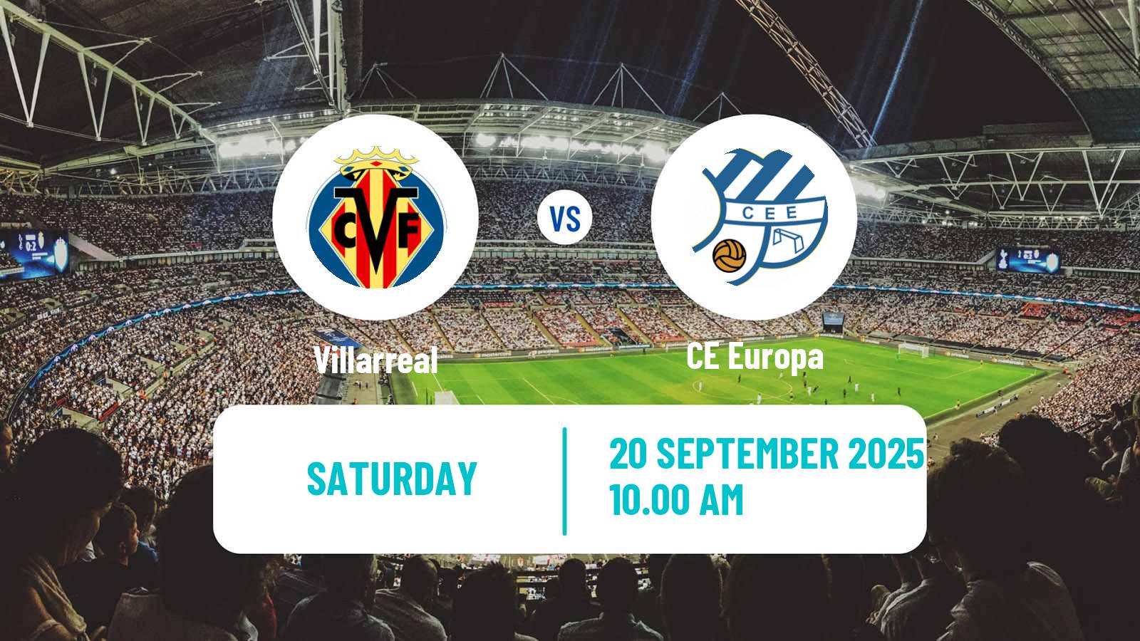Football Spanish Primera Federacion Women Villarreal - CE Europa