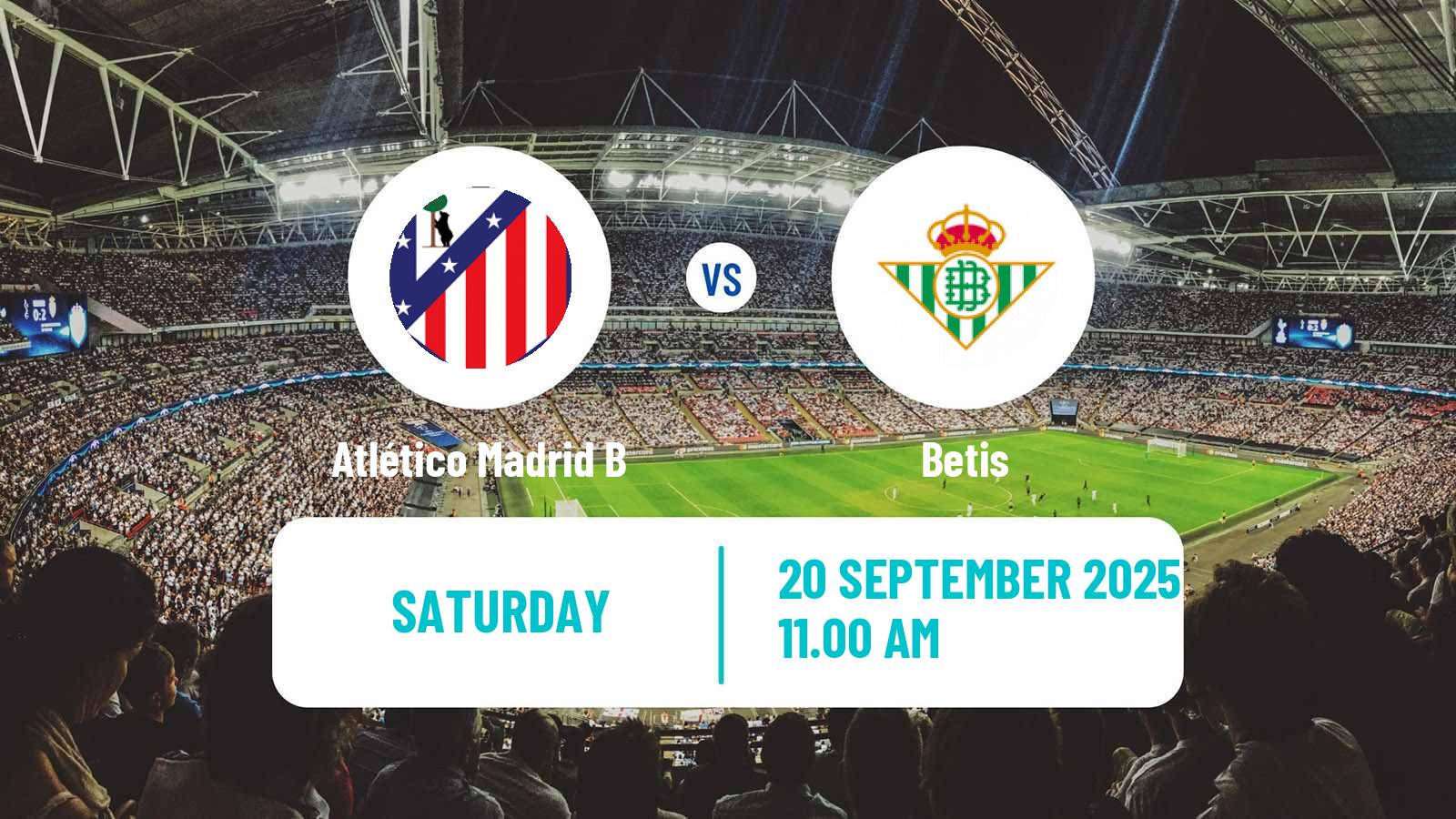 Football Spanish Primera Federacion Women Atlético Madrid B - Betis