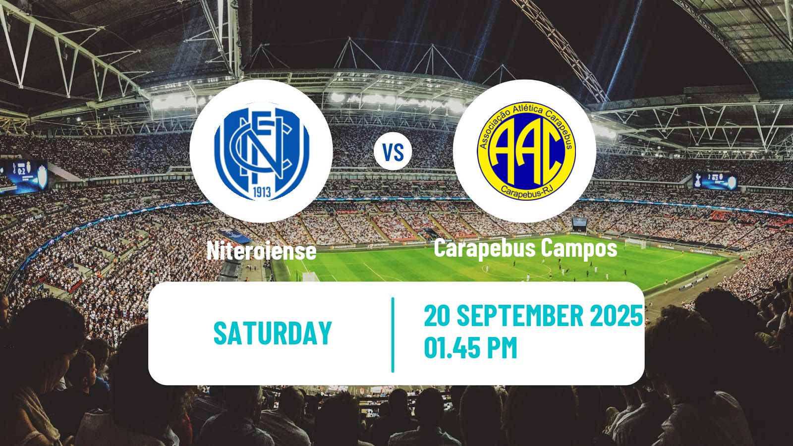 Football Brazilian Carioca B1 Niteroiense - Carapebus Campos