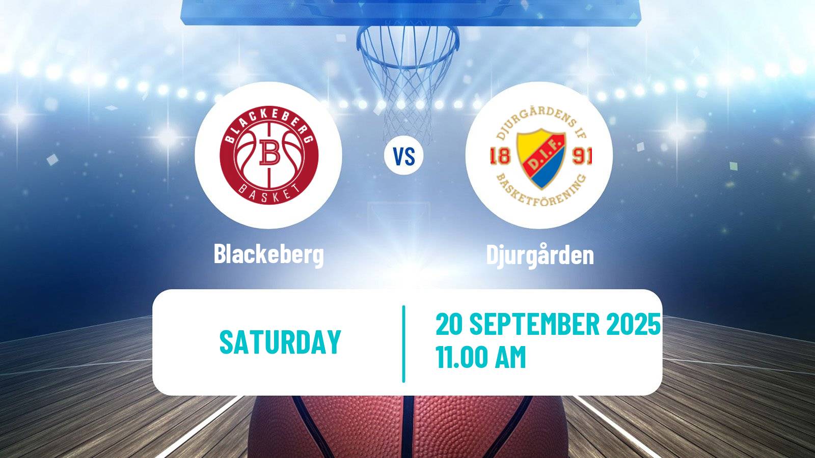 Basketball Swedish Superettan Basketball Blackeberg - Djurgården