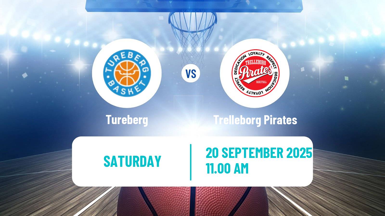 Basketball Swedish Superettan Basketball Tureberg - Trelleborg Pirates
