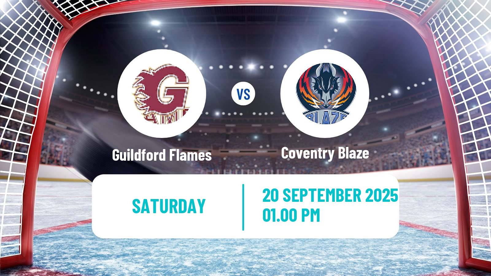 Hockey United Kingdom Challenge Cup Ice Hockey Guildford Flames - Coventry Blaze