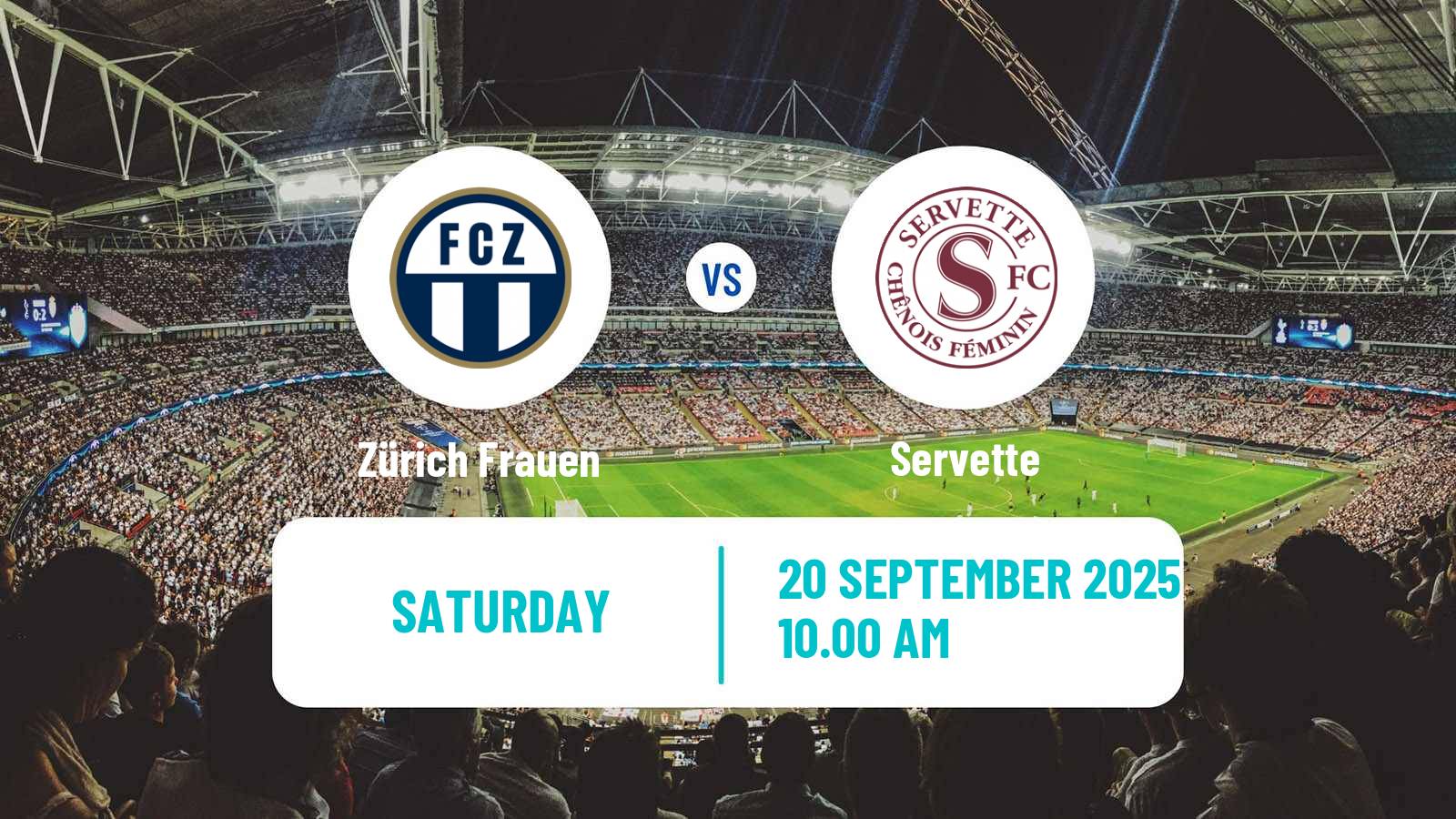 Football Swiss Super League Women Zürich Frauen - Servette
