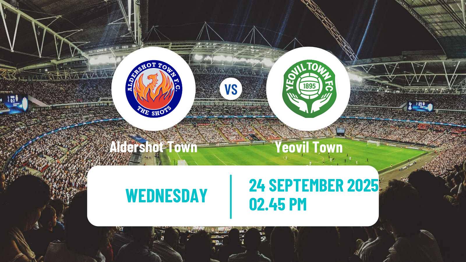 Football English National League Aldershot Town - Yeovil Town