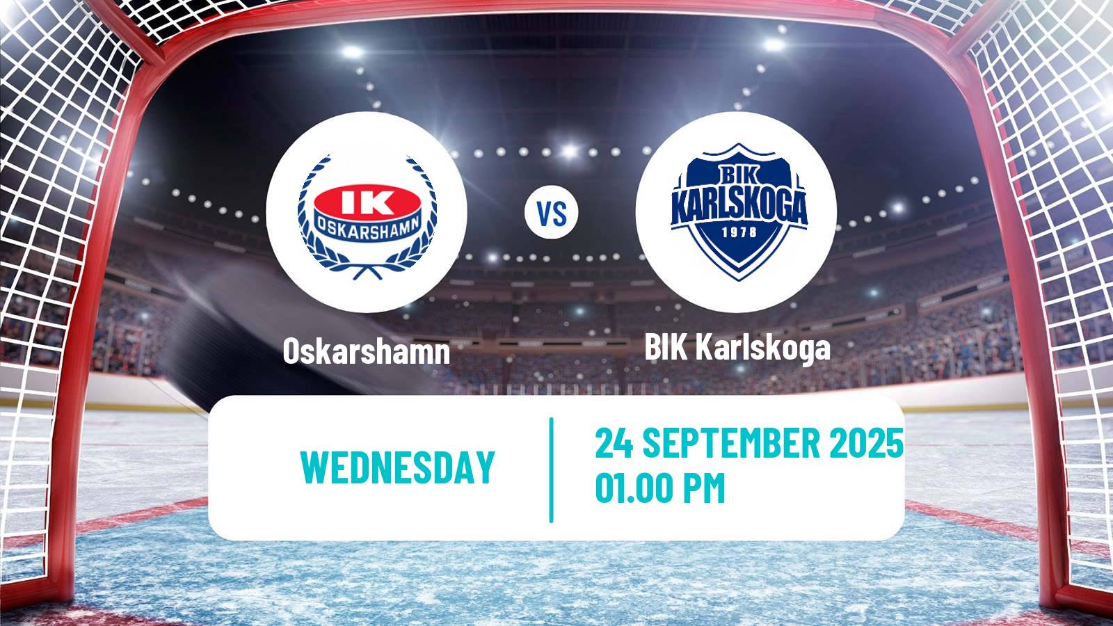 Hockey Swedish Hockey Allsvenskan Oskarshamn - BIK Karlskoga