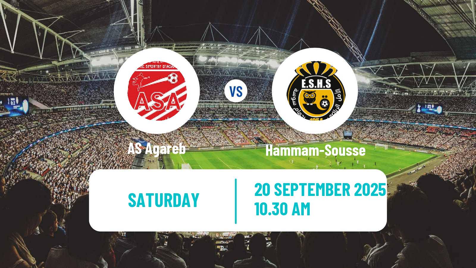 Football Tunisian Ligue 2 Agareb - Hammam-Sousse