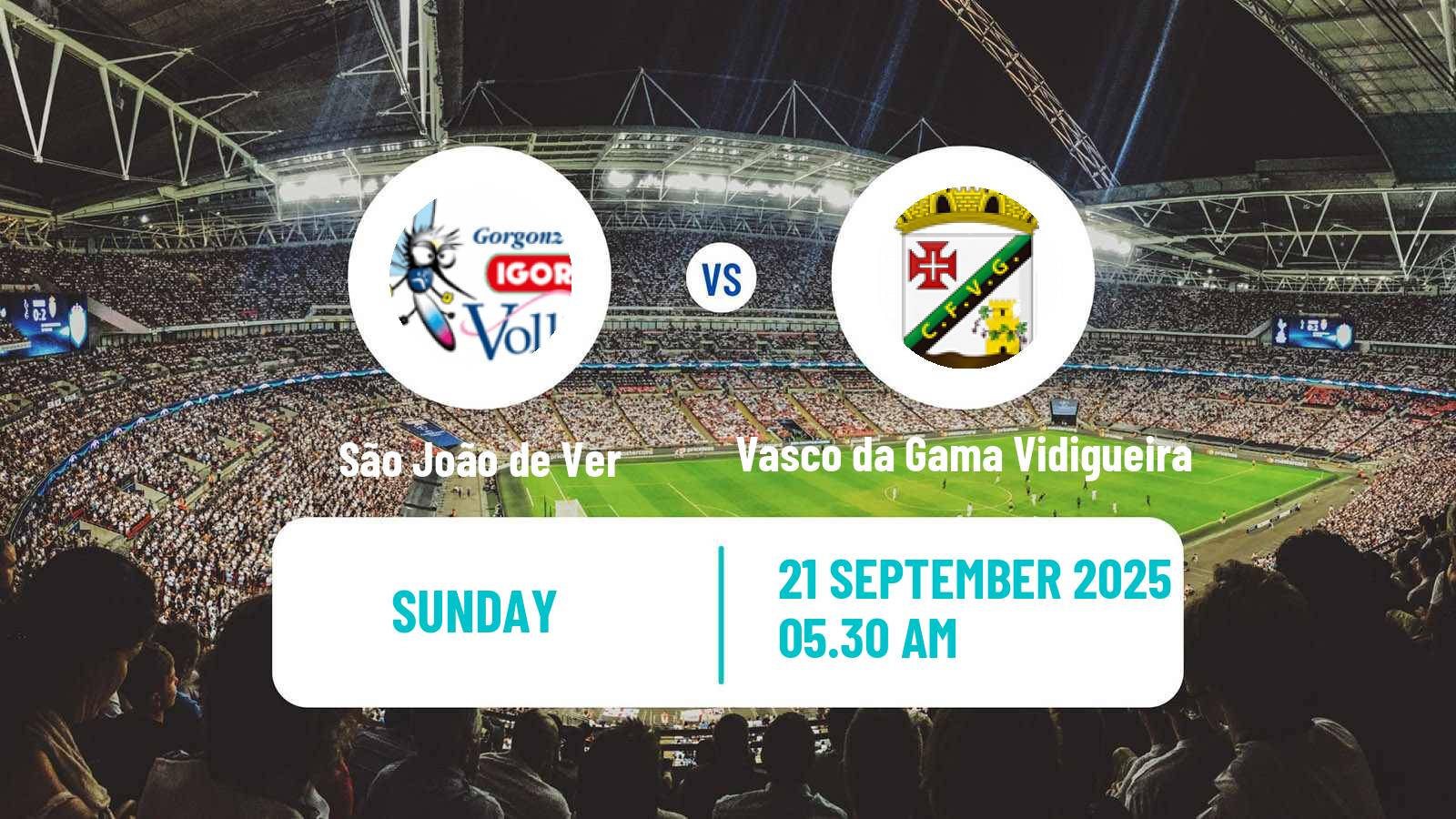 Football Taça de Portugal São João de Ver - Vasco da Gama Vidigueira