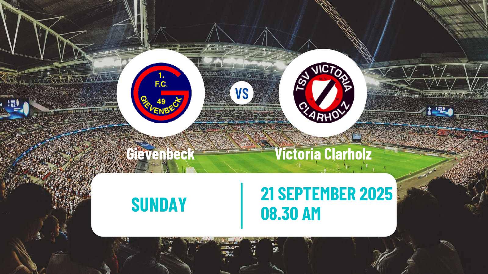 Football German Oberliga Westfalen Gievenbeck - Victoria Clarholz