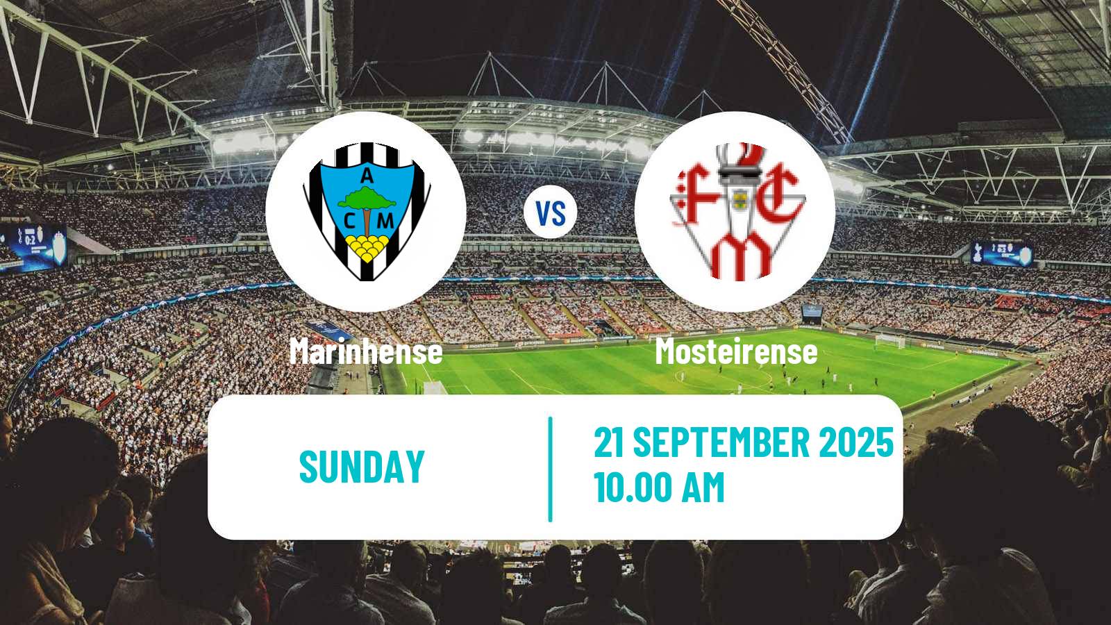 Football Taça de Portugal Marinhense - Mosteirense