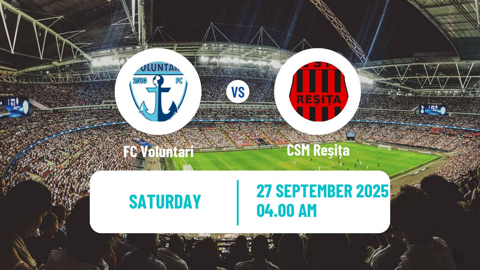 Football Romanian Division 2 Voluntari - Reșița