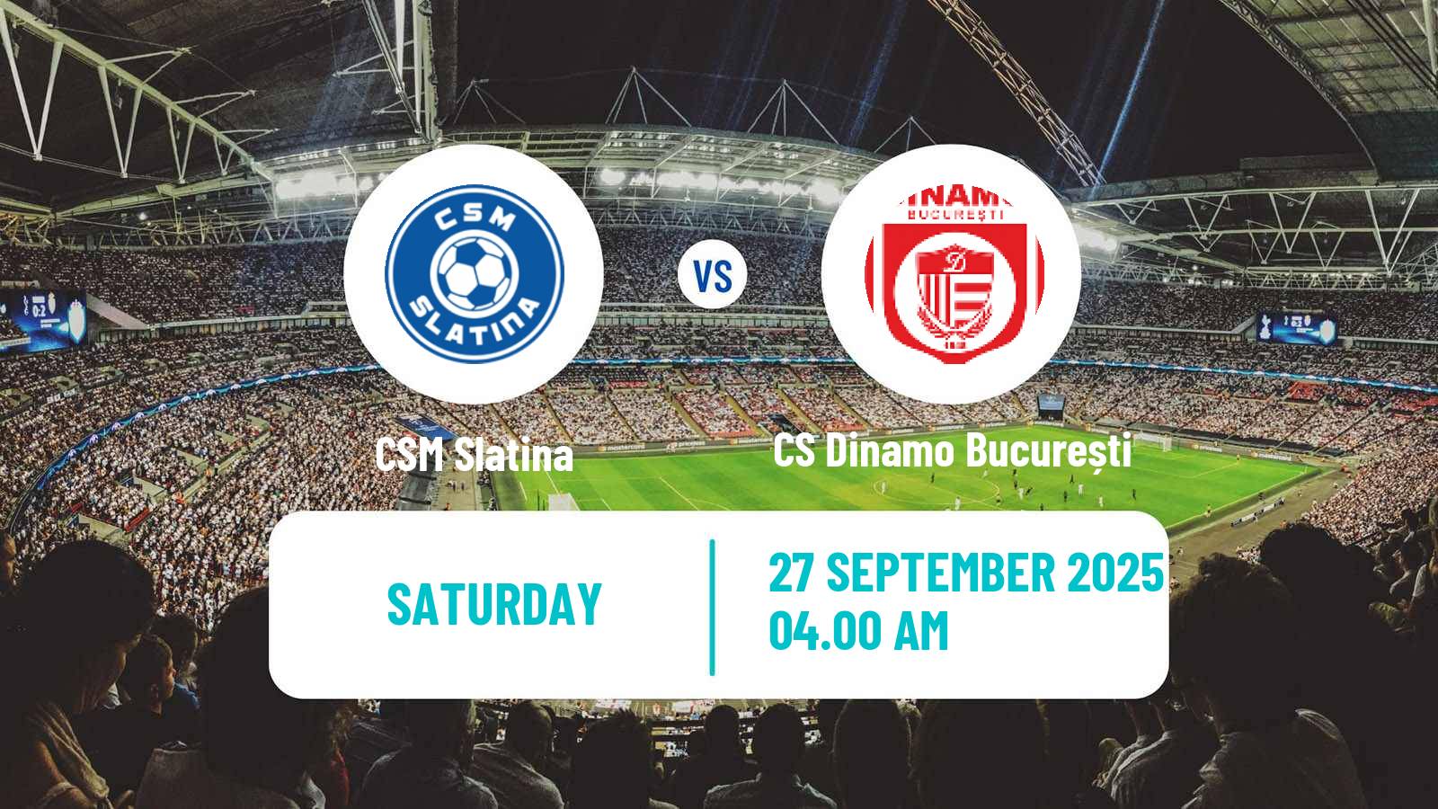 Football Romanian Division 2 CSM Slatina - CS Dinamo București