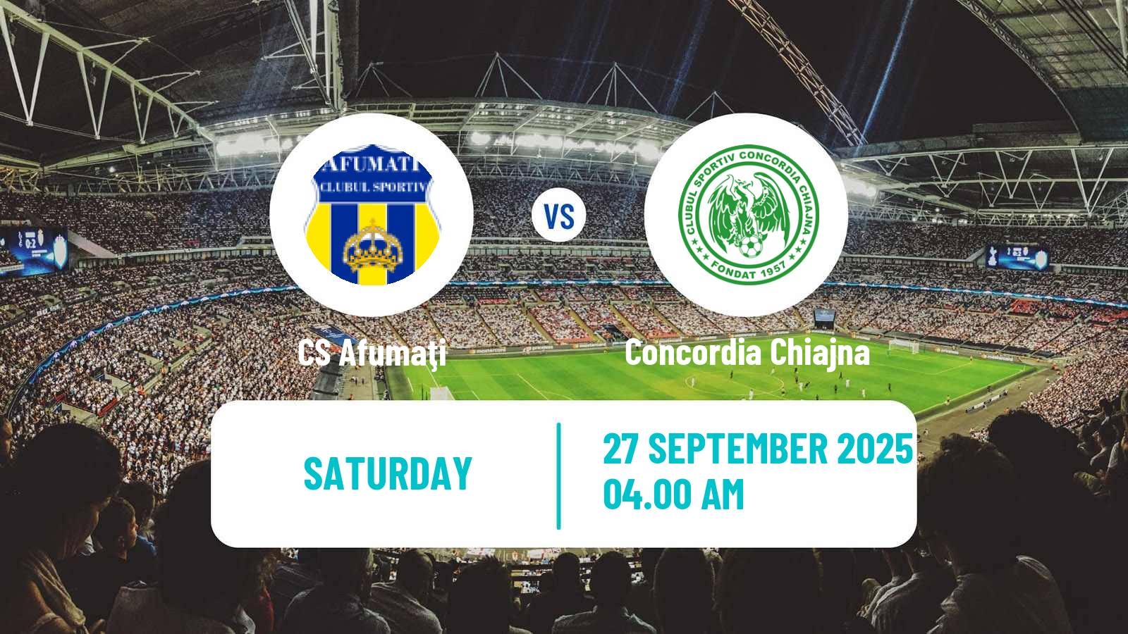 Football Romanian Division 2 Afumaţi - Concordia Chiajna