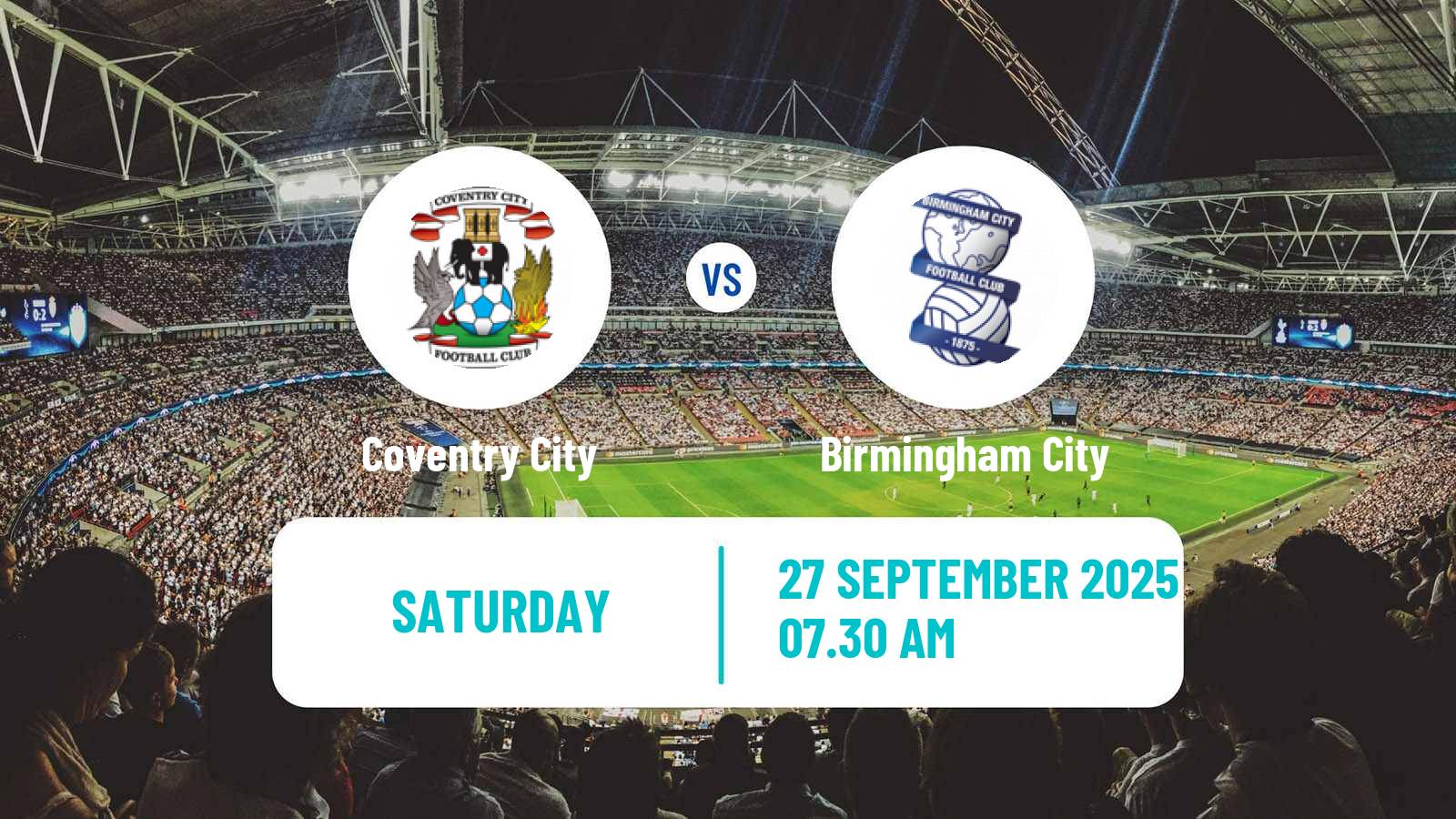 Football English League Championship Coventry City - Birmingham City