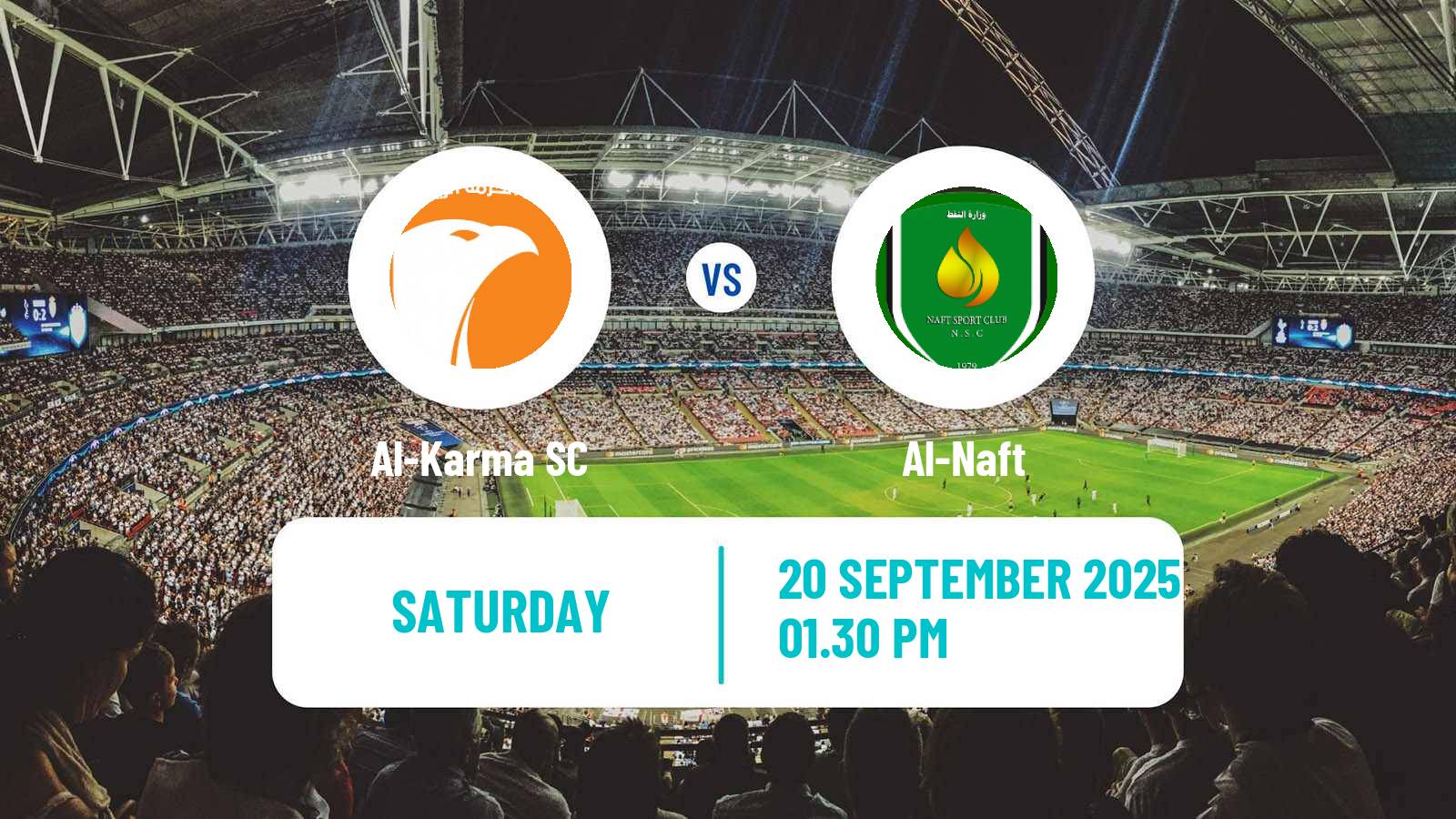 Football Iraqi Premier League Al-Karma - Al-Naft