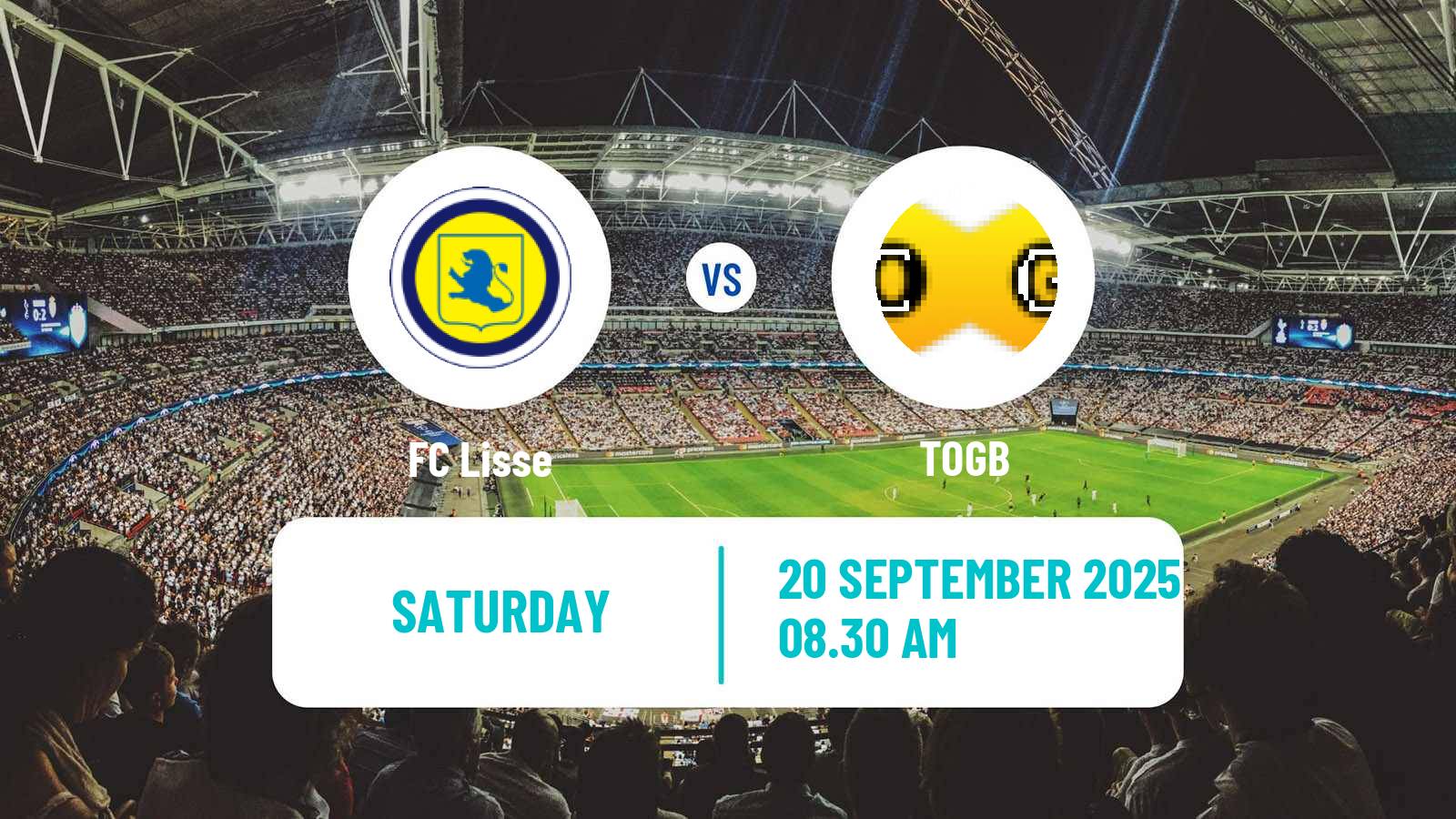 Football Dutch Derde Divisie Lisse - TOGB