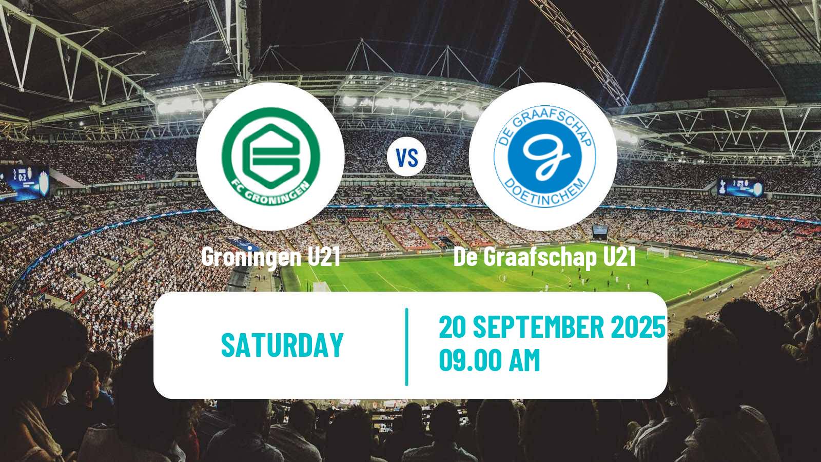 Football Dutch Divisie 1 U21 Groningen U21 - De Graafschap U21