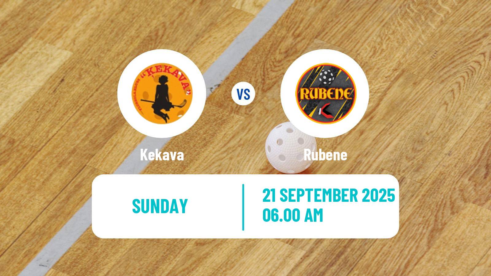 Floorball Latvian Elvi Liga Women Kekava - Rubene