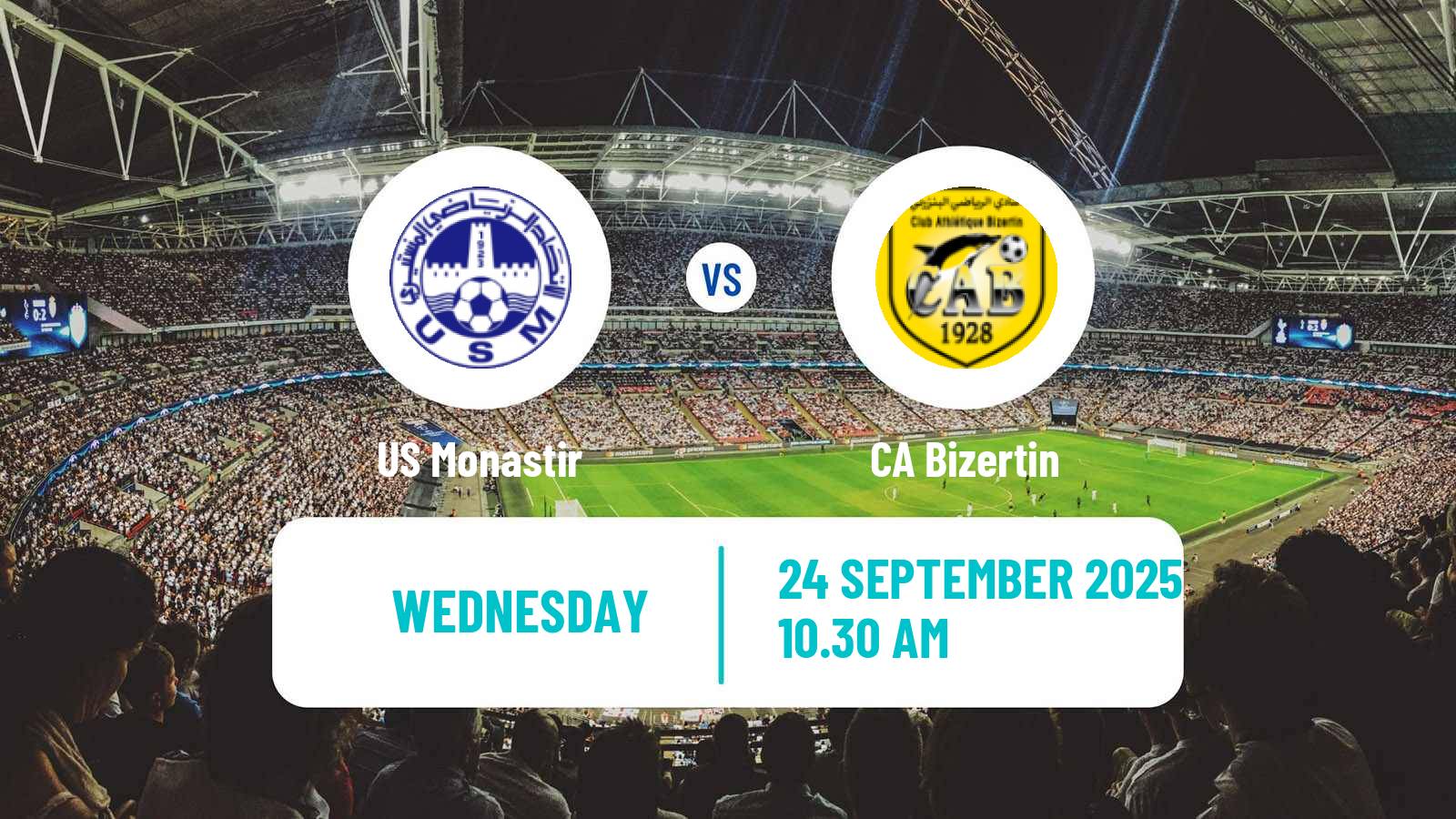 Football Tunisian Ligue Professionnelle 1 Monastir - Bizertin