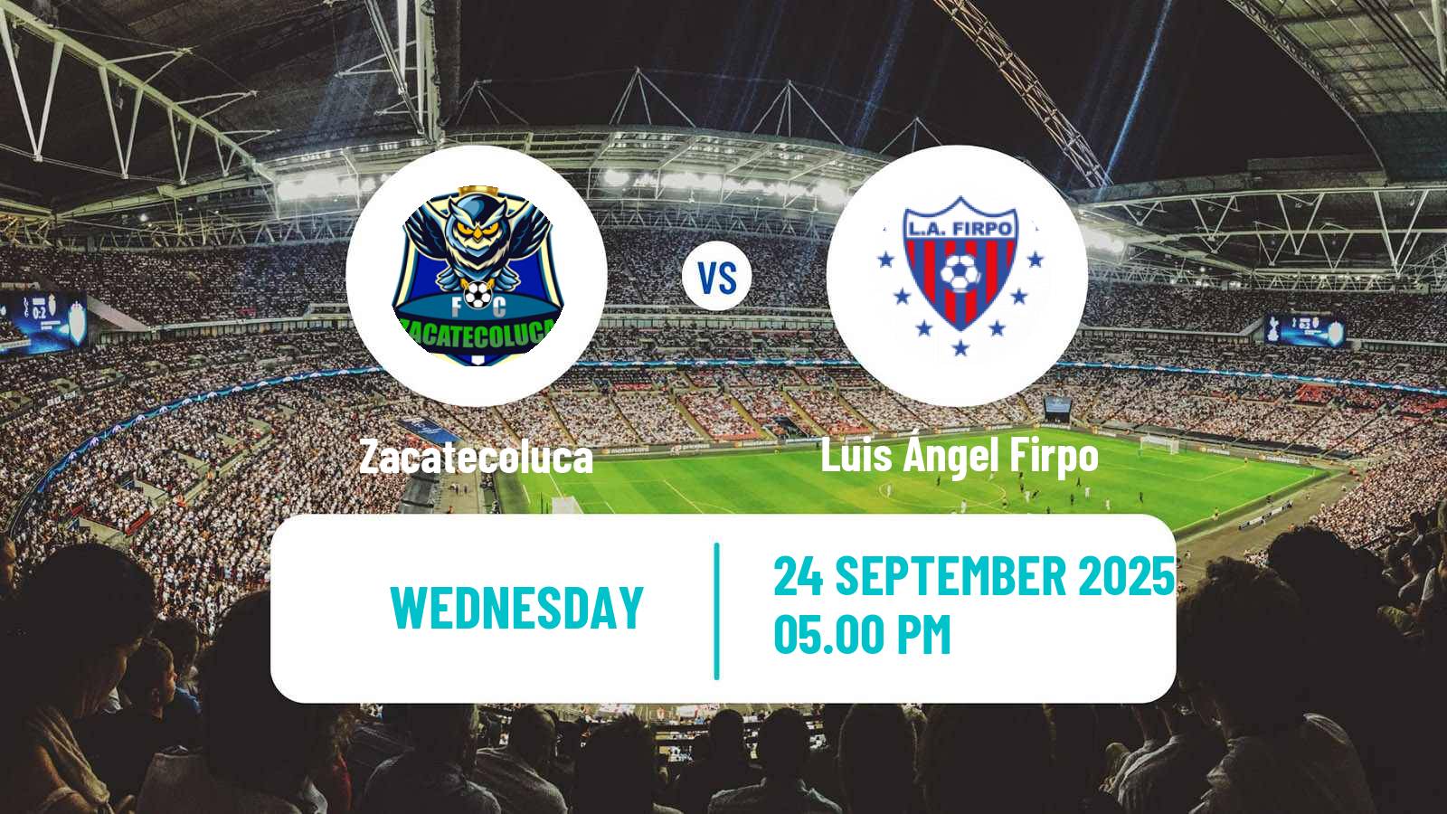Football El Salvador Primera Division Zacatecoluca - Luis Ángel Firpo