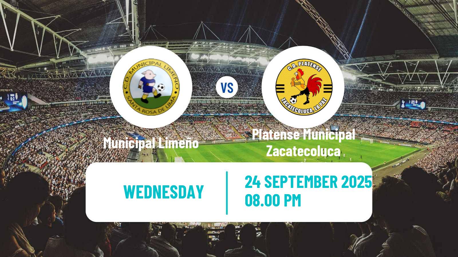 Football El Salvador Primera Division Municipal Limeño - Platense Municipal Zacatecoluca