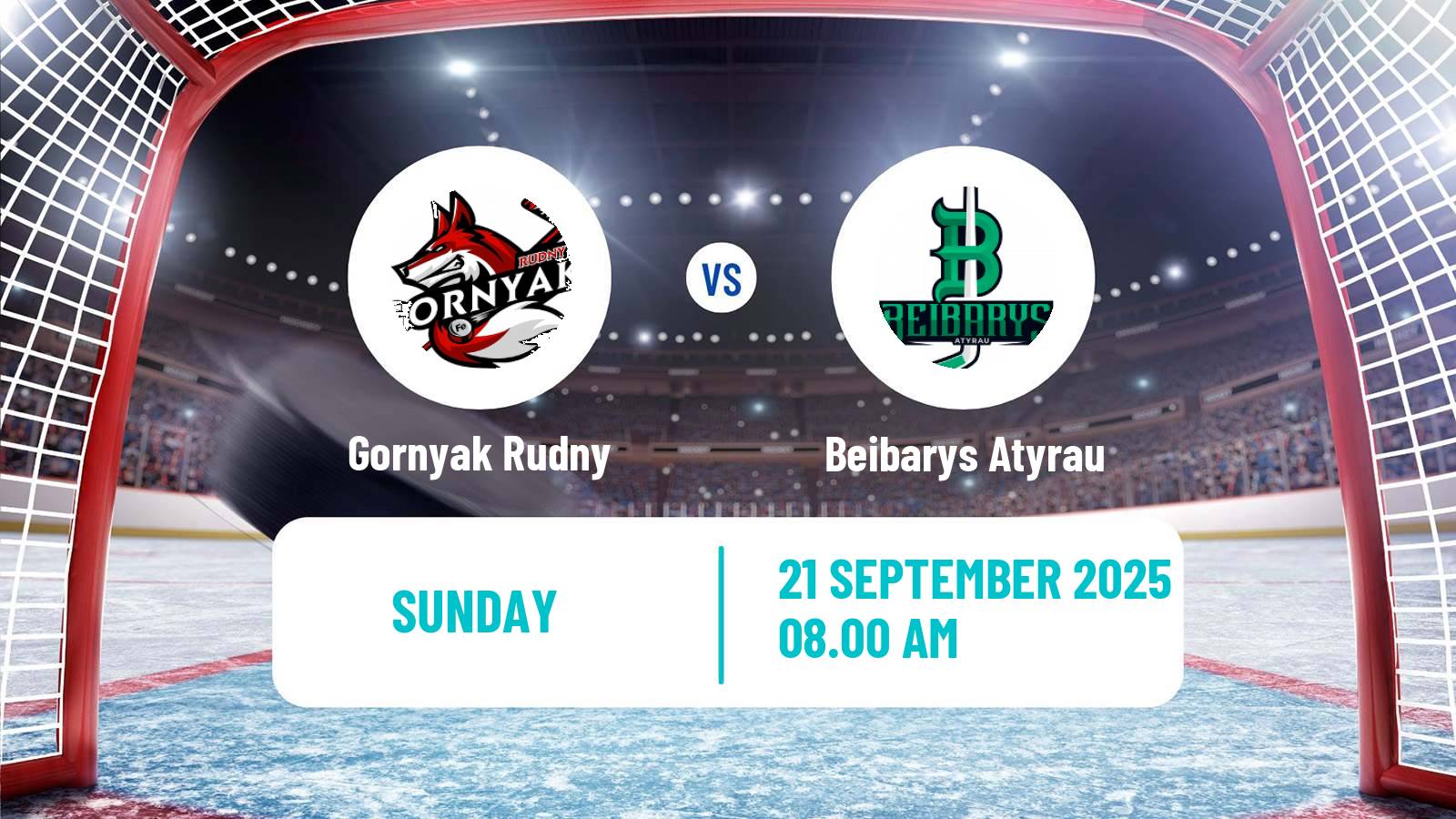 Hockey Kazakh Ice Hockey Championship Gornyak Rudny - Beibarys Atyrau