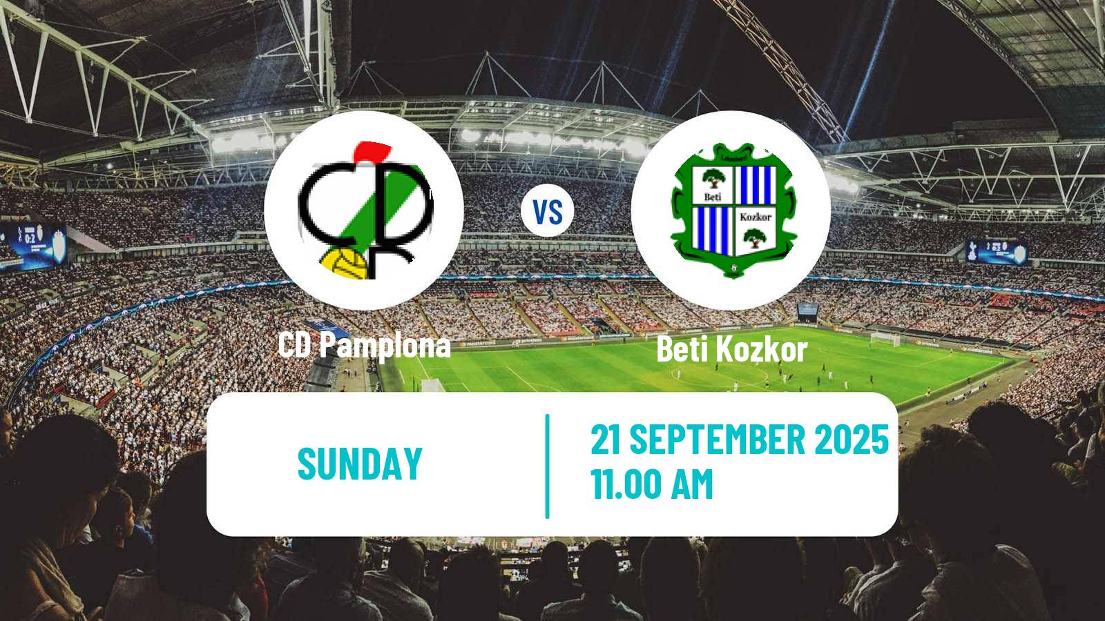 Football Spanish Tercera RFEF - Group 15 Pamplona - Beti Kozkor