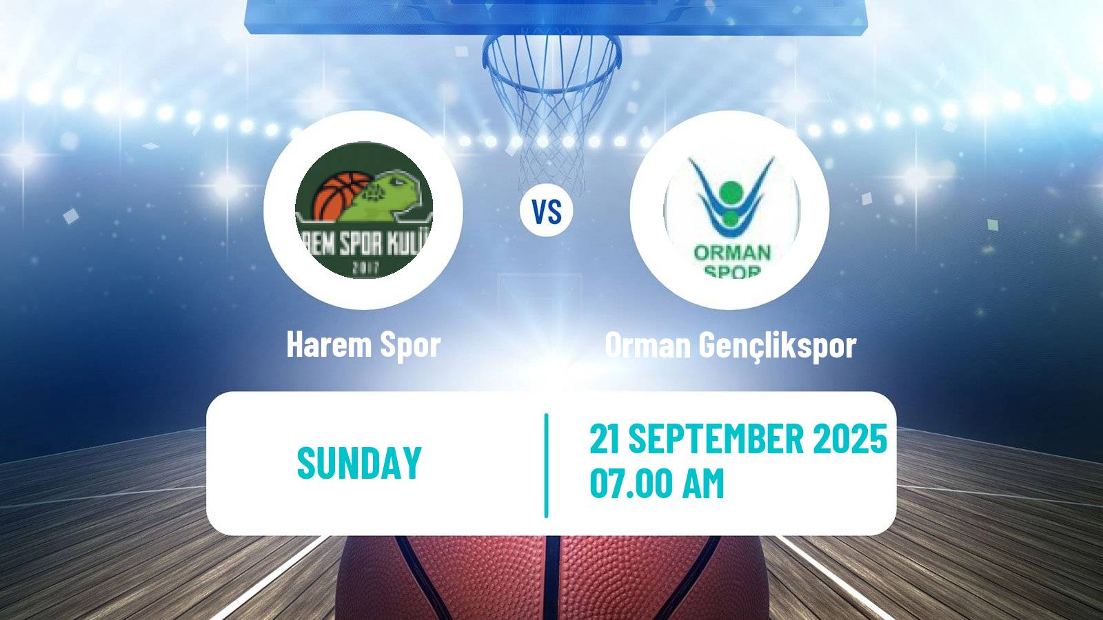 Basketball Turkish TBL Harem Spor - Orman Gençlikspor
