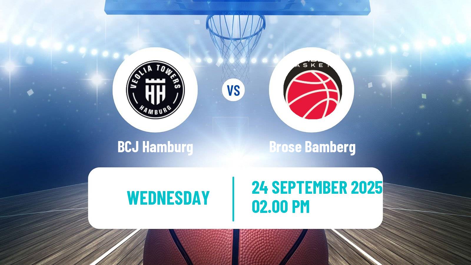 Basketball German Cup Basketball BCJ Hamburg - Brose Bamberg