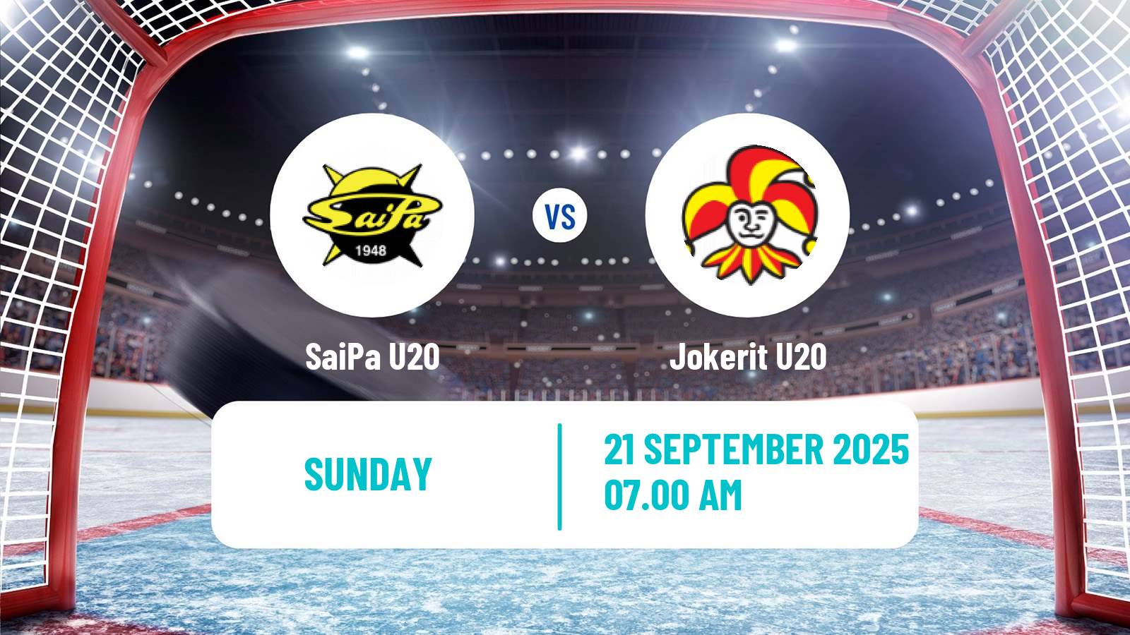 Hockey Finnish SM-sarja U20 SaiPa U20 - Jokerit U20