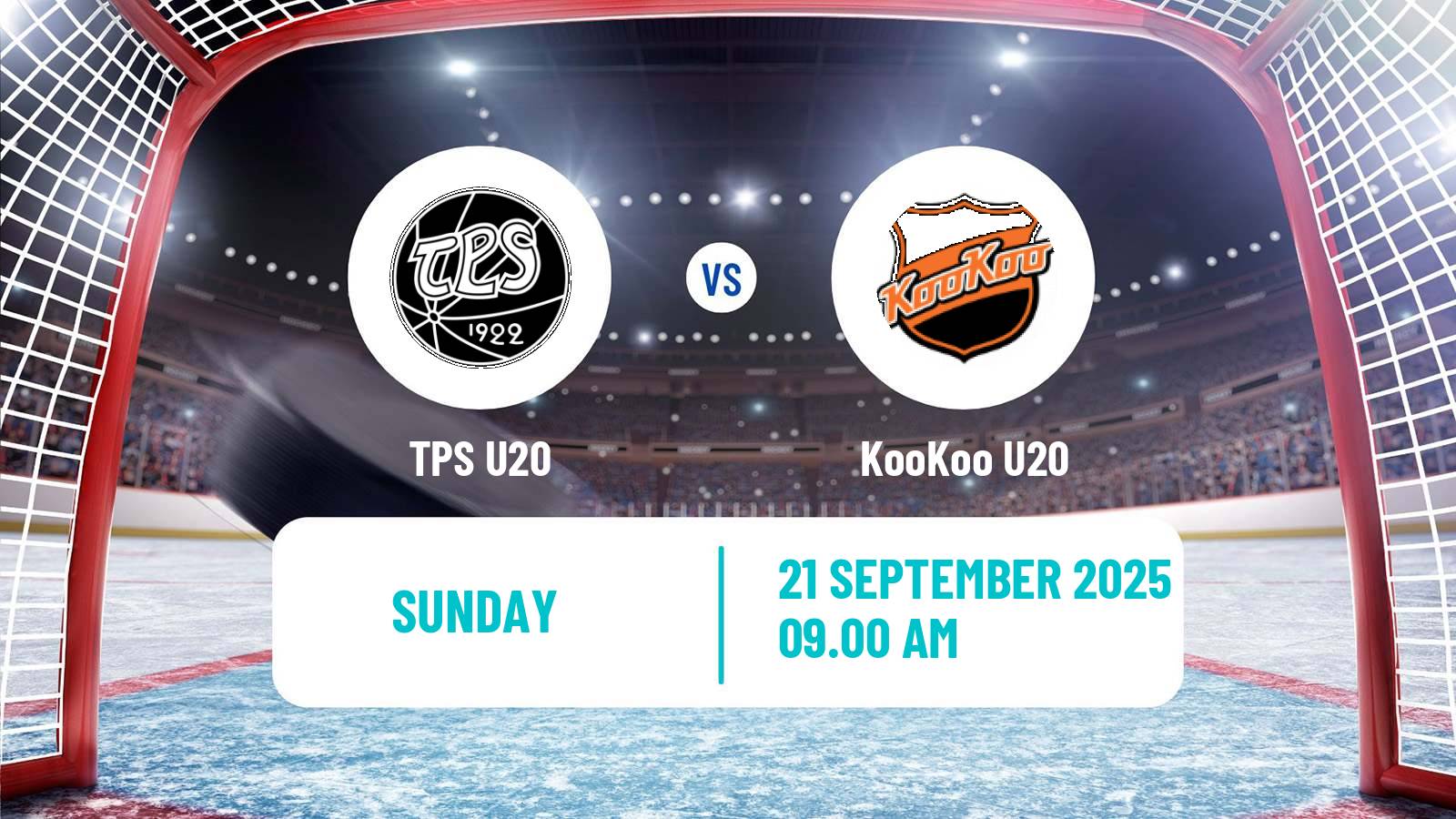 Hockey Finnish SM-sarja U20 TPS U20 - KooKoo U20