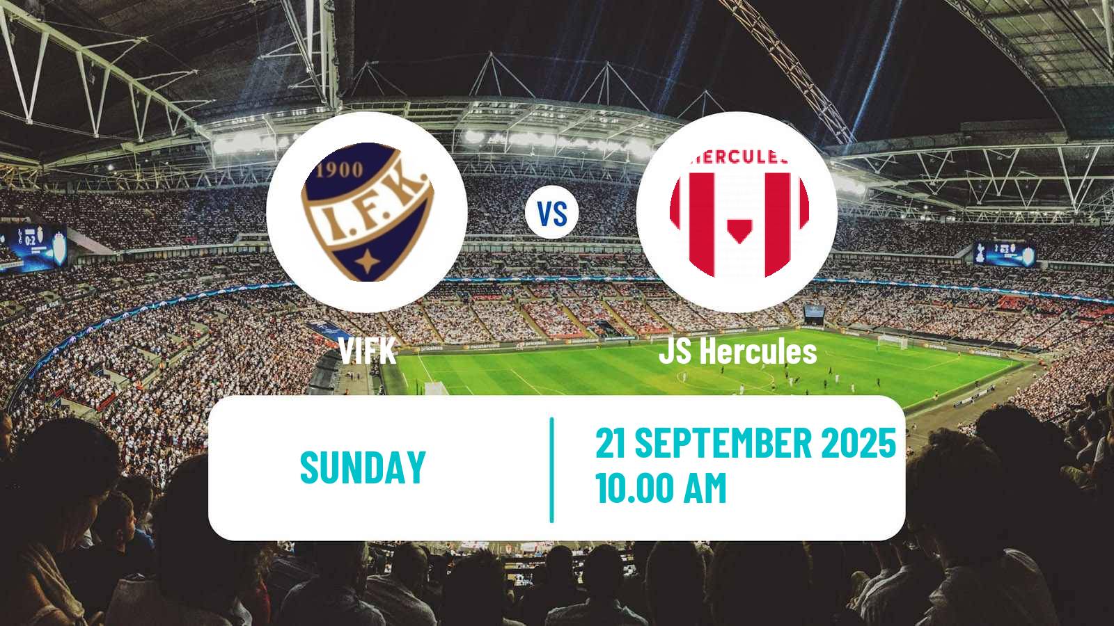 Football Finnish Kakkonen Group C VIFK - JS Hercules