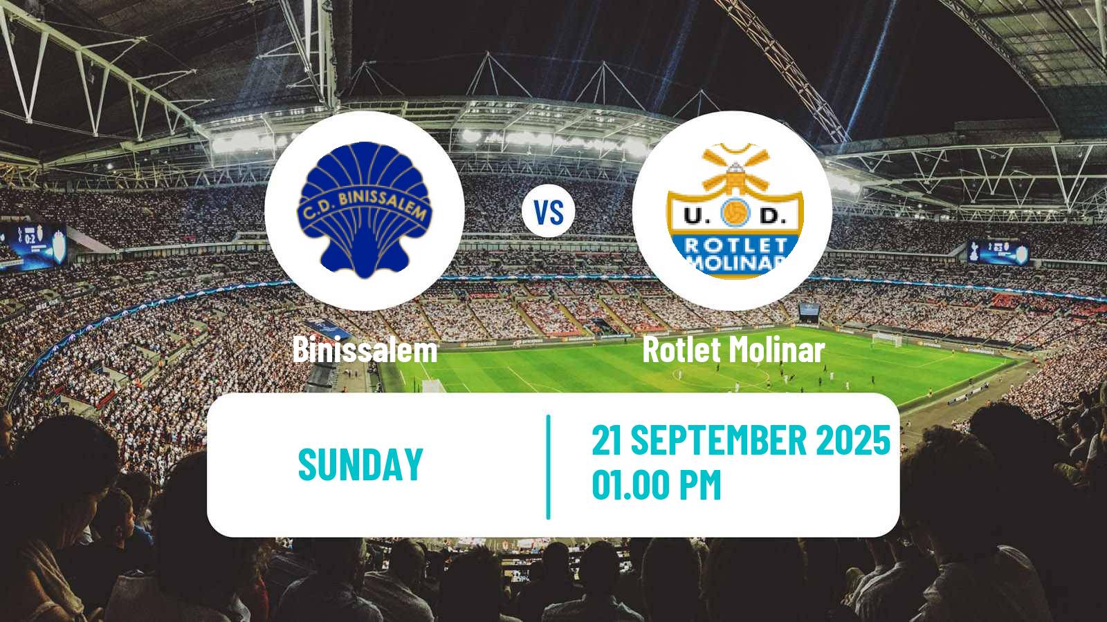 Football Spanish Tercera RFEF - Group 11 Binissalem - Rotlet Molinar