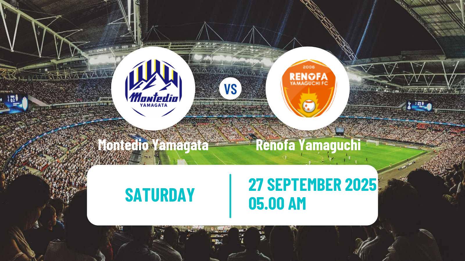 Football Japan J2 League Montedio Yamagata - Renofa Yamaguchi