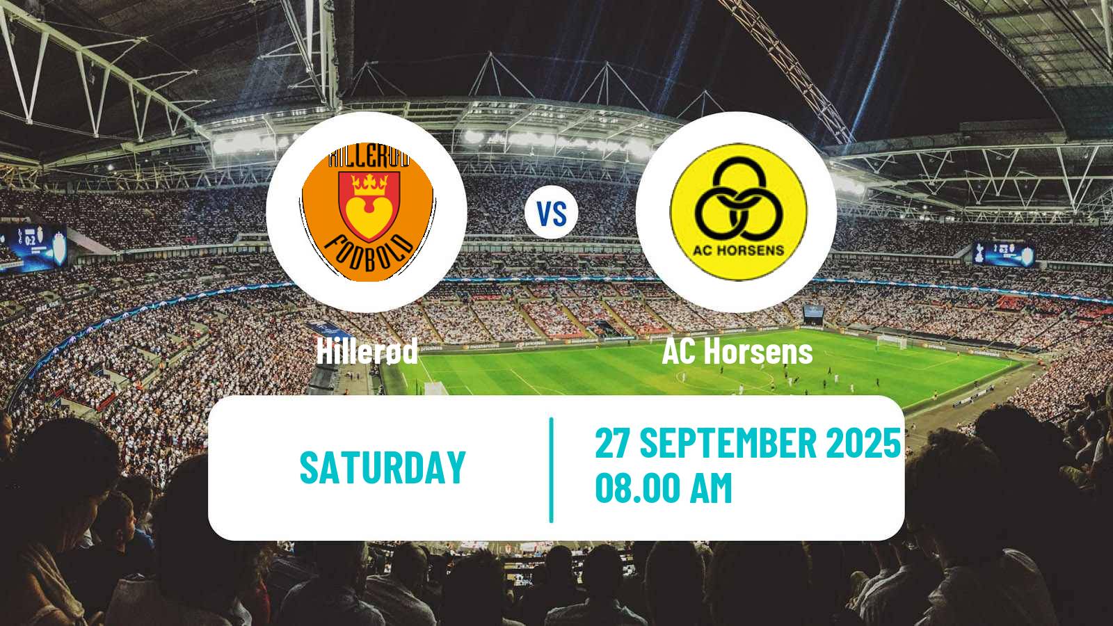 Football Danish 1 Division Hillerød - Horsens