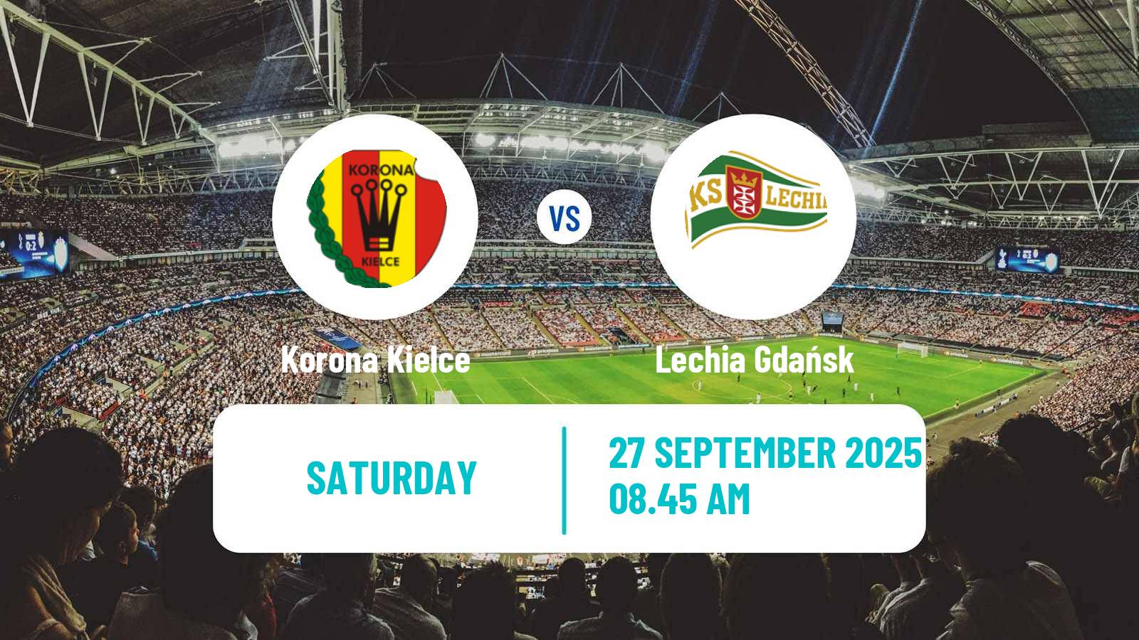 Football Polish Ekstraklasa Korona Kielce - Lechia Gdańsk
