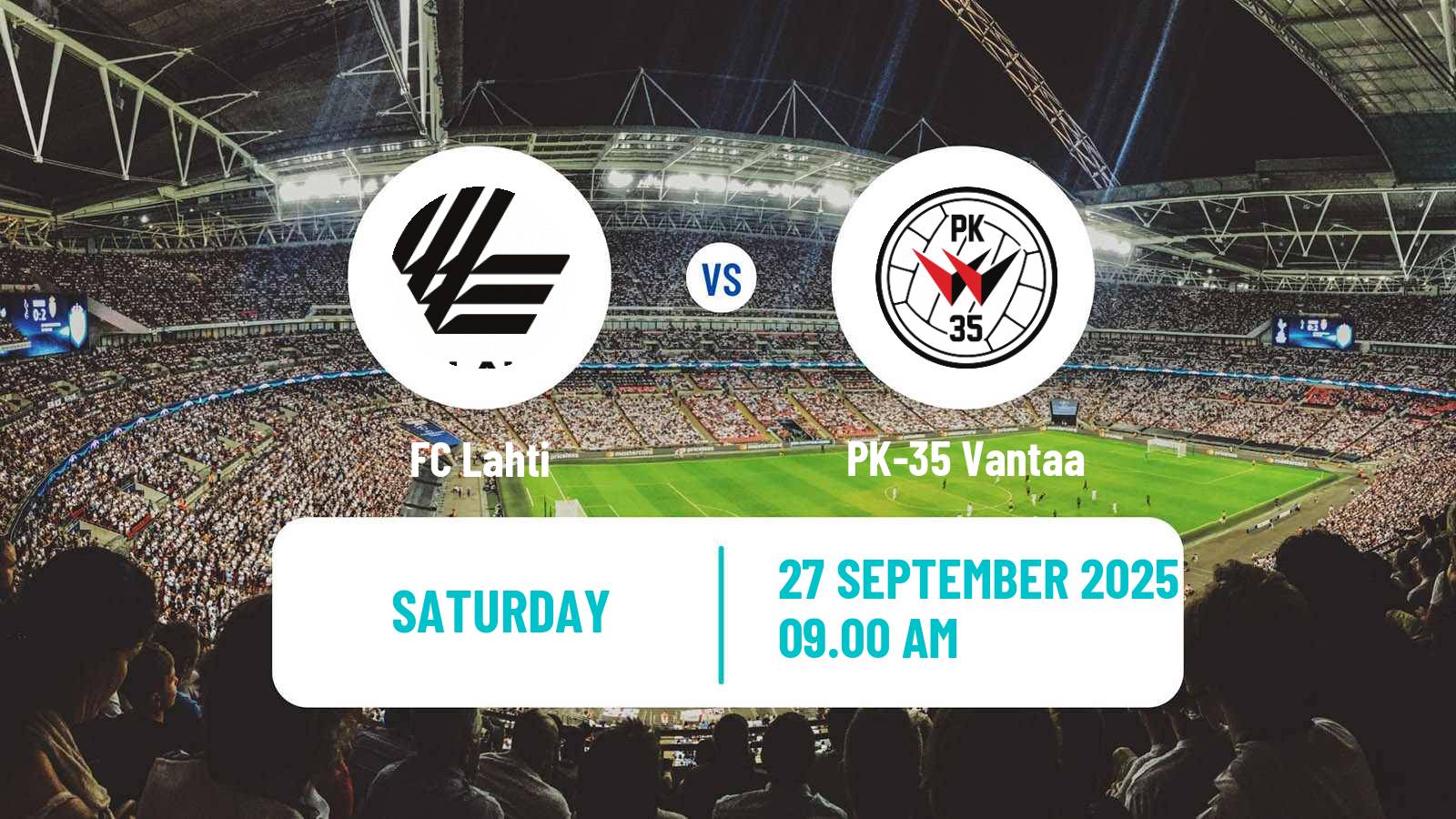 Football Finnish Ykkosliiga Lahti - PK-35 Vantaa