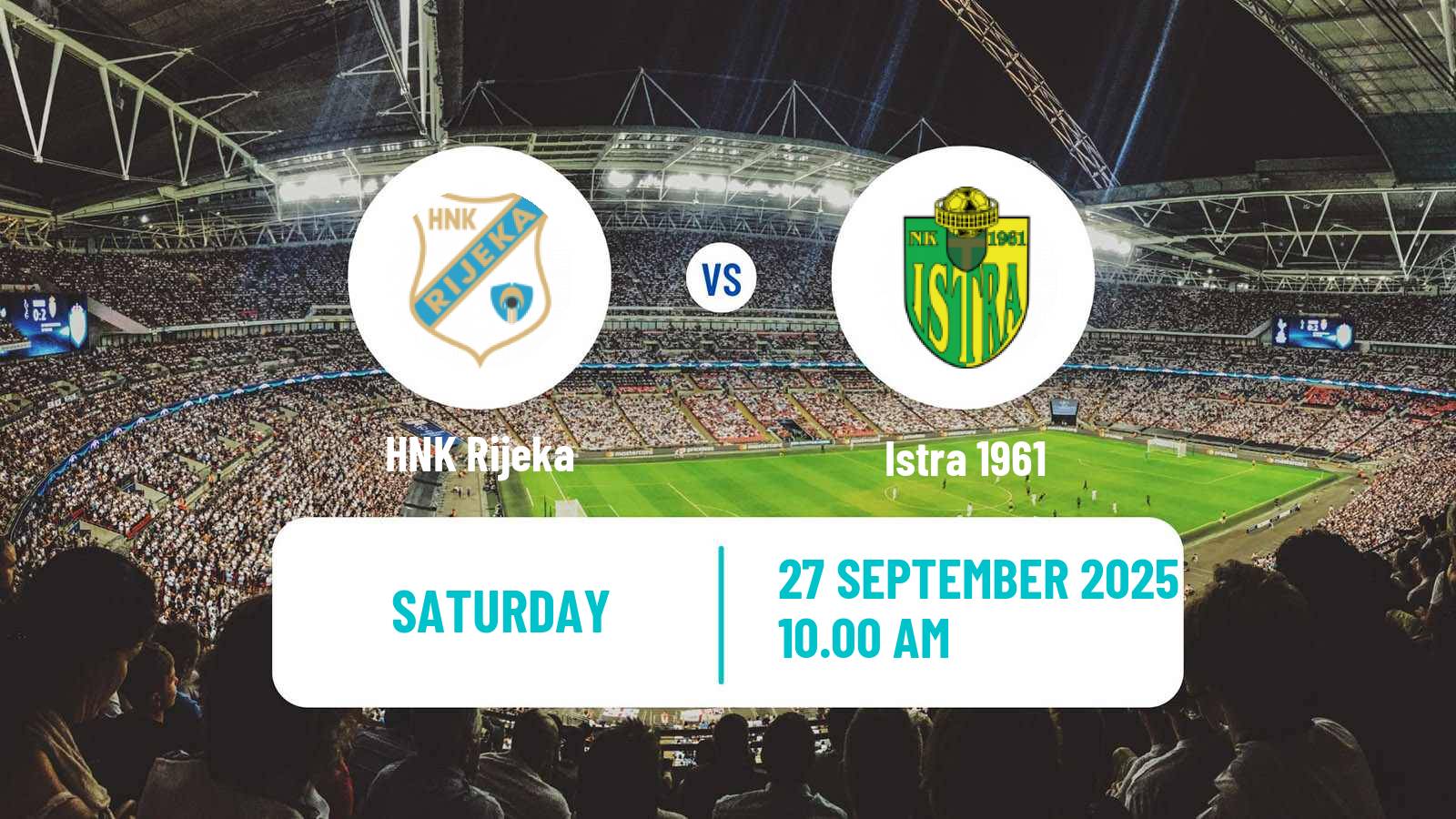 Football Croatian HNL Rijeka - Istra 1961