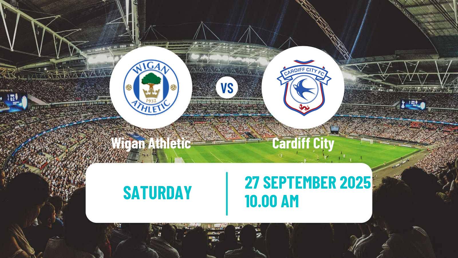 Football English League One Wigan Athletic - Cardiff City