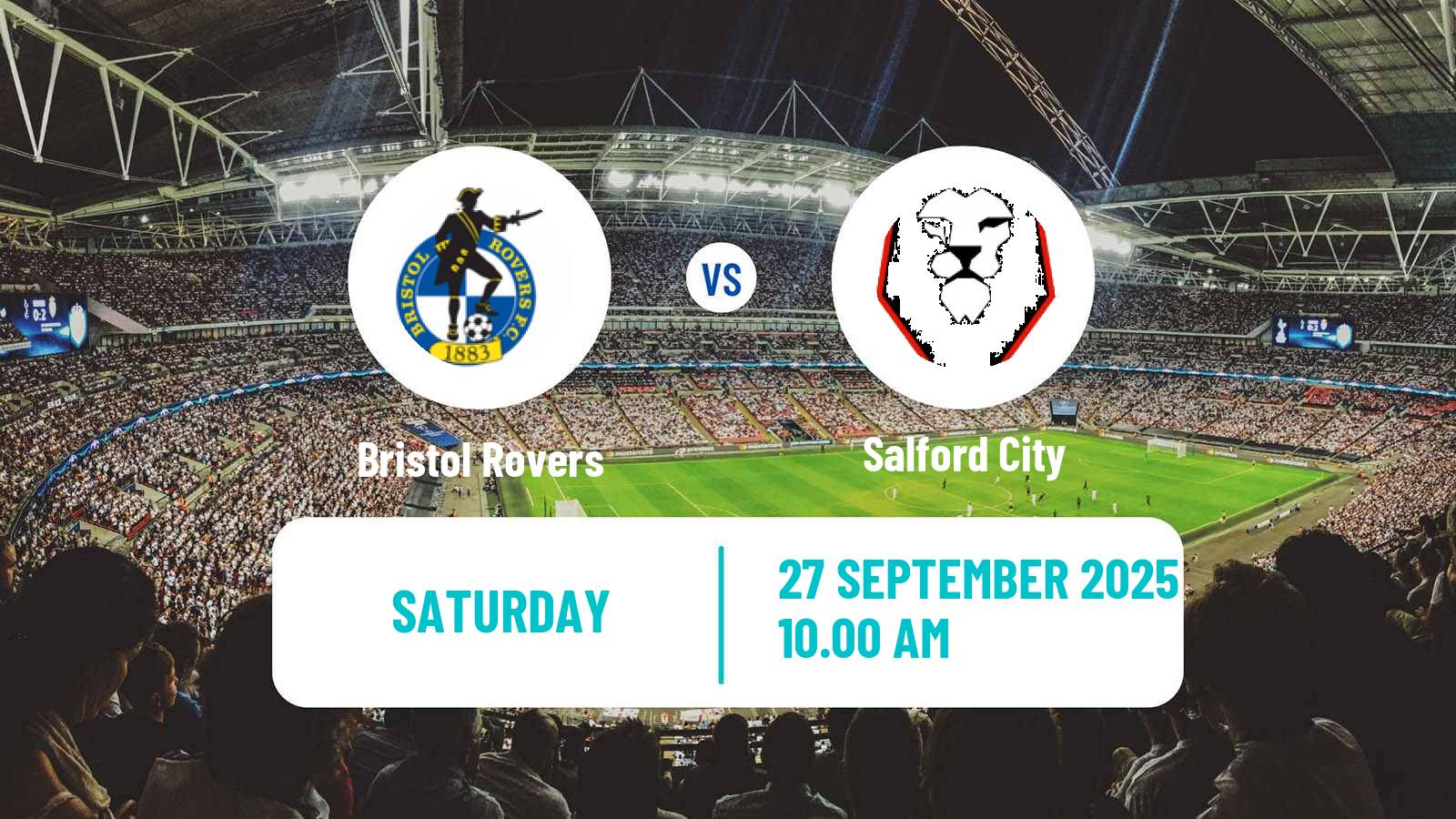 Football English League Two Bristol Rovers - Salford City